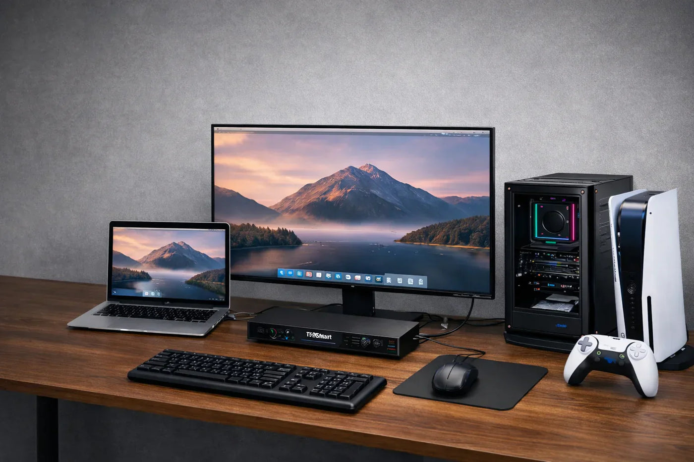 THK401-X4がMacBookとデスクトップPCの実用的な作業環境に最適な理由