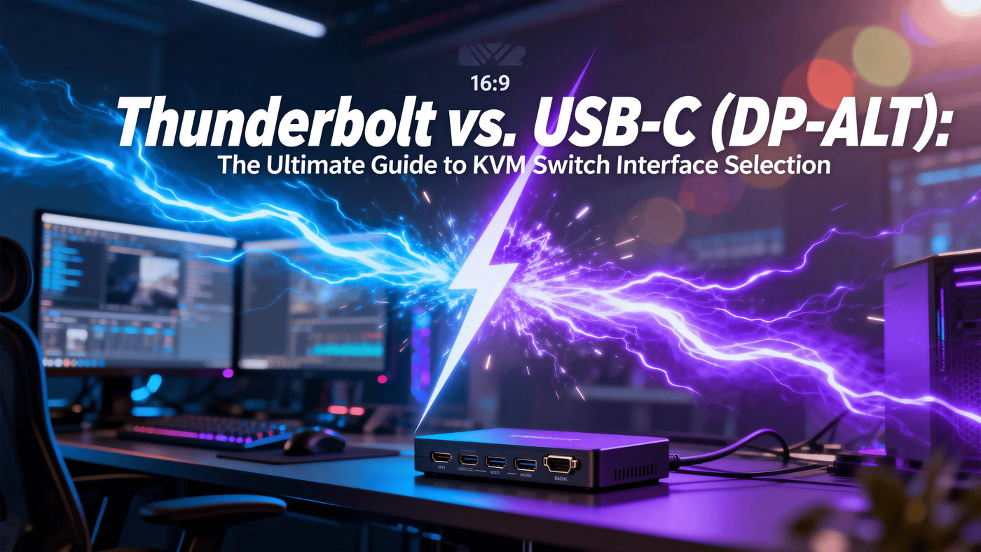 Mac向けKVMはThunderbolt 4とUSB-Cどちらを選ぶべき？接続構造・安定性・互換性を解説