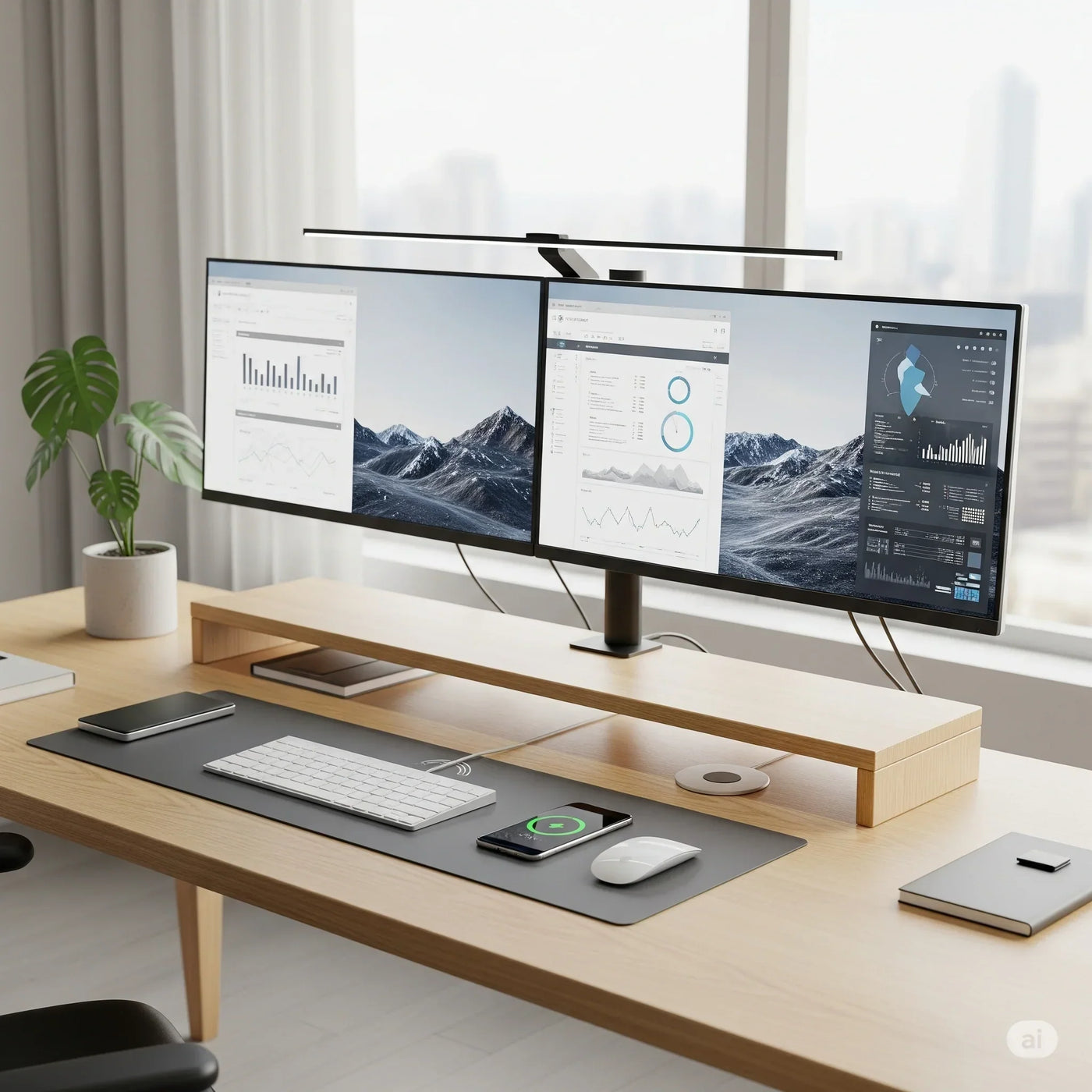 ケーブルのない「Dream Desk」を作る方法