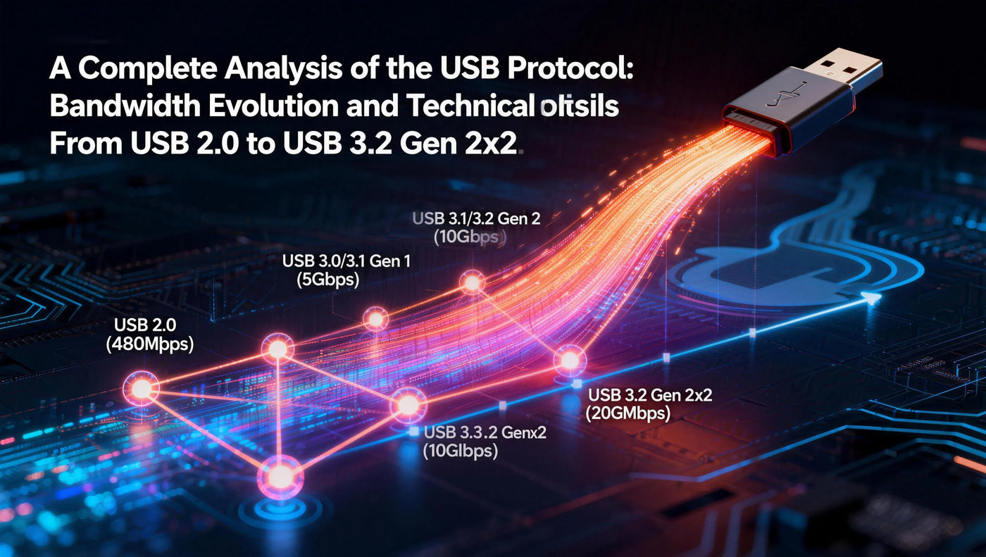 USB 2.0・USB 3.2 Gen 1/2/2x2の違いを徹底比較：速度・帯域幅・選び方ガイド