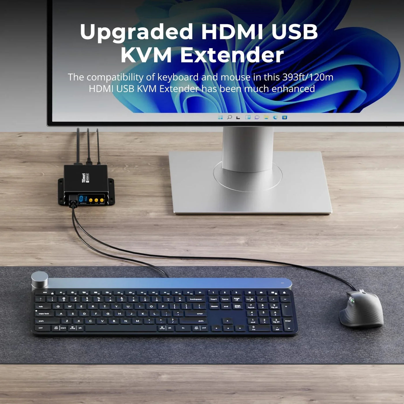 長距離HDMI接続はケーブルで十分？120m対応HDMI KVMエクステンダーの選び方