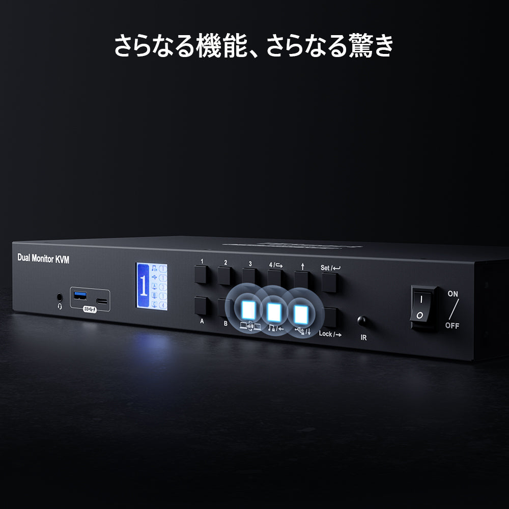 KVMスイッチ | 4ポート デュアルモニター HDMI 4K60Hz USB3.0 - TESmart Japan – TESmart.JP