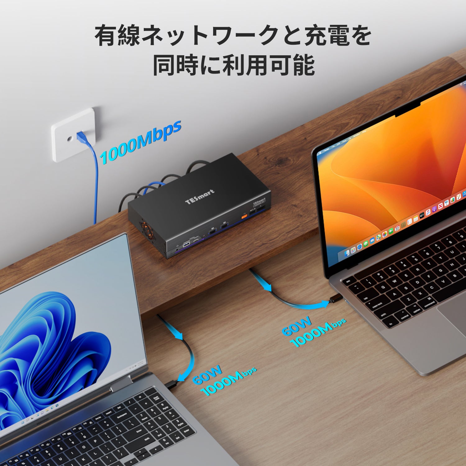 Apple Studio Display向け 2-Port デュアルモニター KVM – 最大 5K