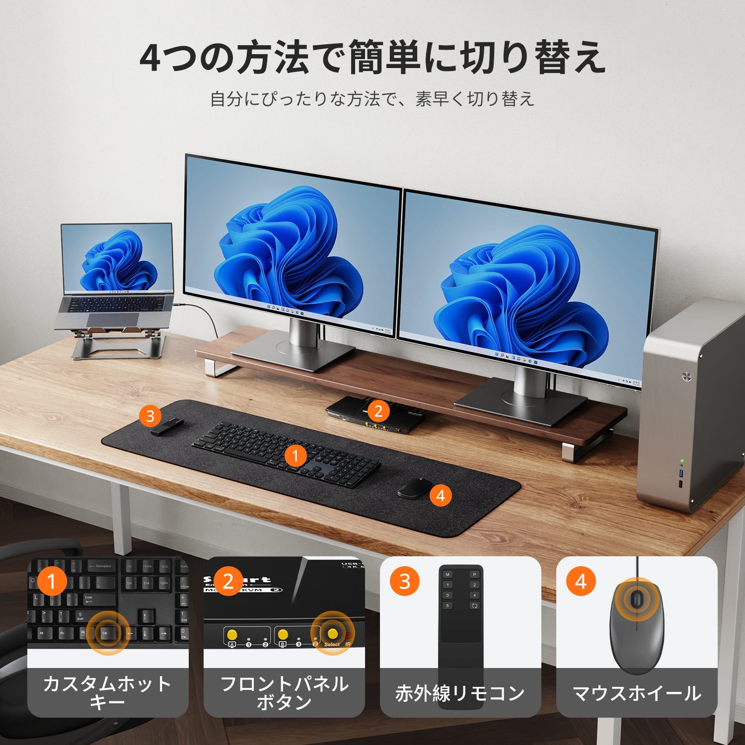 WindowsデスクトップPC USBポート多数 デスクトップPCにUSB-Cが欲しい｜madeli