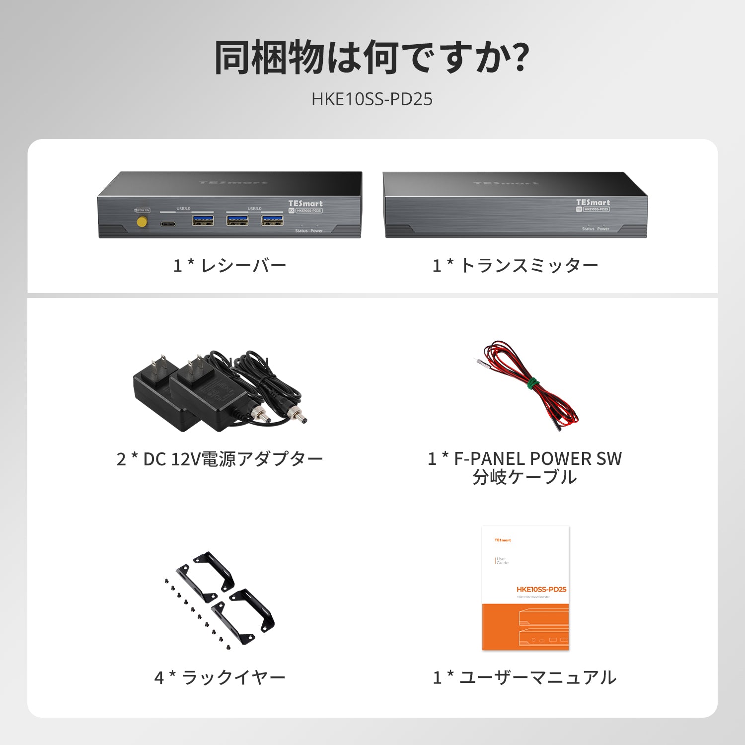 100M デュアル4K60 KVMエクステンダー シングルCat6a経由 リモート