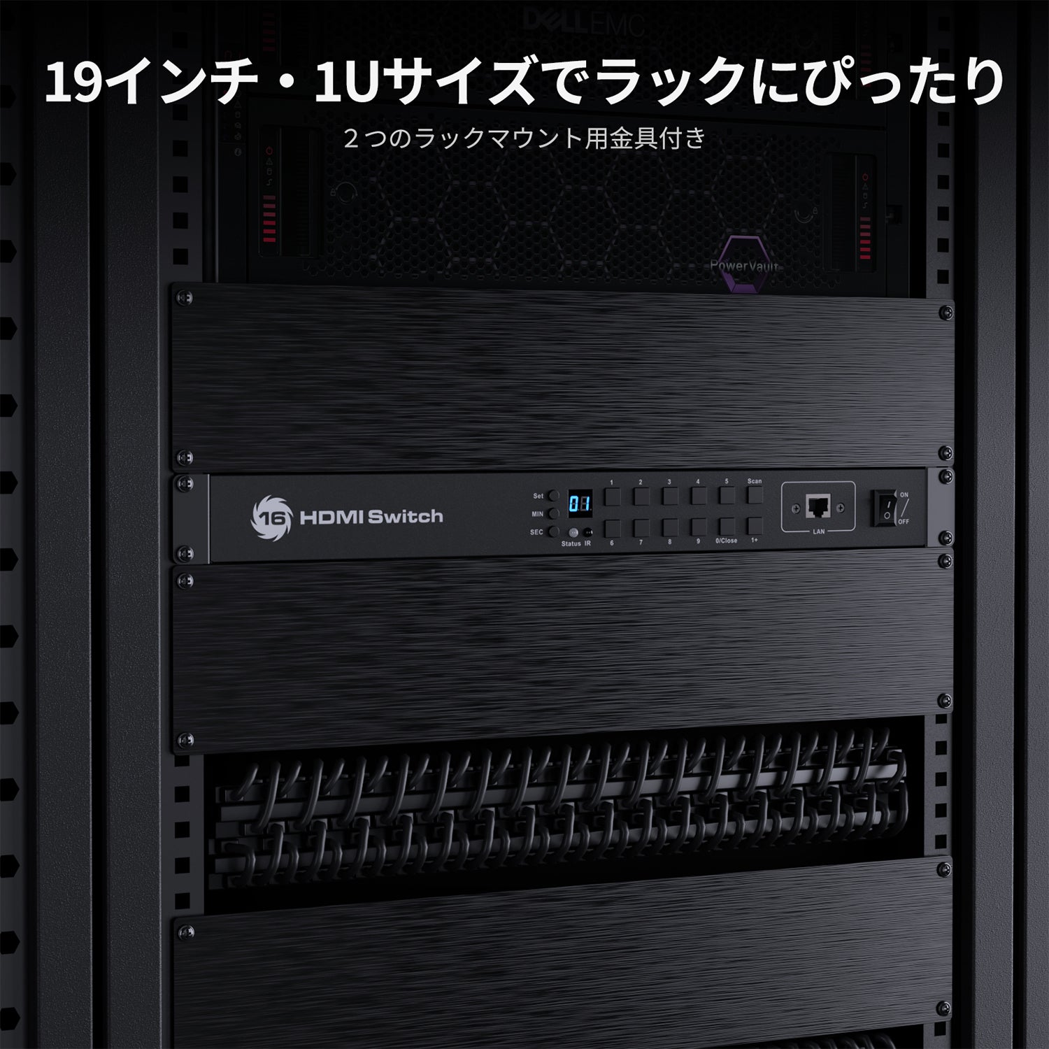 HDMI 切替機 16ポート 4K 60FPS対応 Amazon | TESmart HDMI 切り替え器 16入力1出力 切替器 16ポート