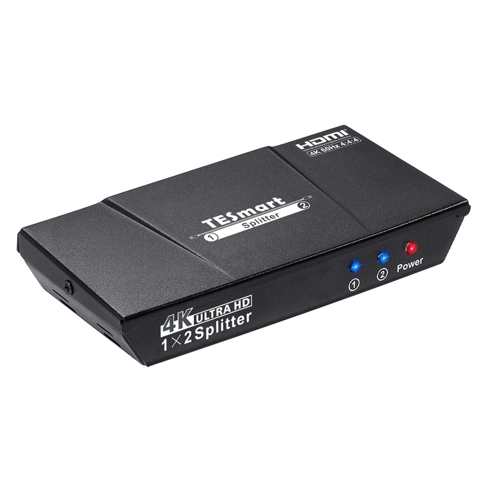 HDMI分配器 1入力2分配 4K60Hz 4:4:4 CEC 手動 切り替え EDID認識対応